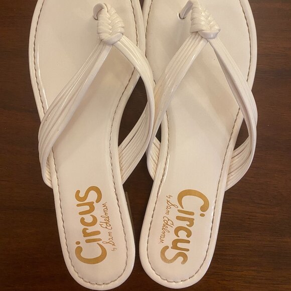 Sam Edelman Circus White Braided Strap Sandals - Picture 3 of 4